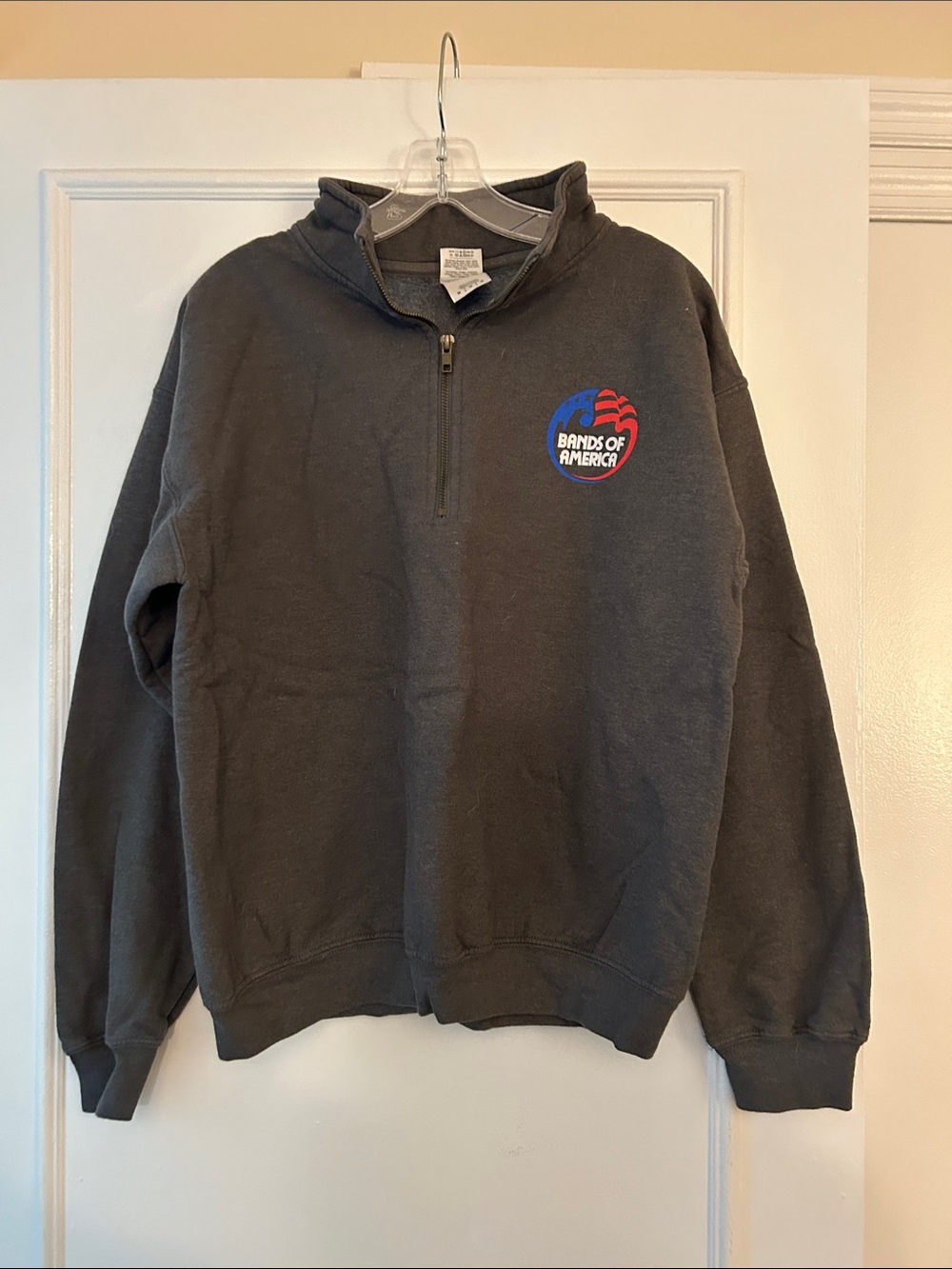 Bands of America BOA Charcoal Quarter-Zip Sweatshirt